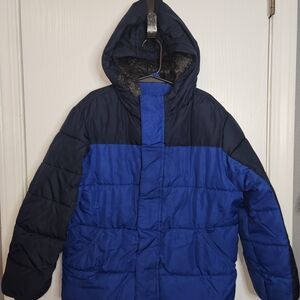 Wonder Nation Kids Blue Puffer Jacket